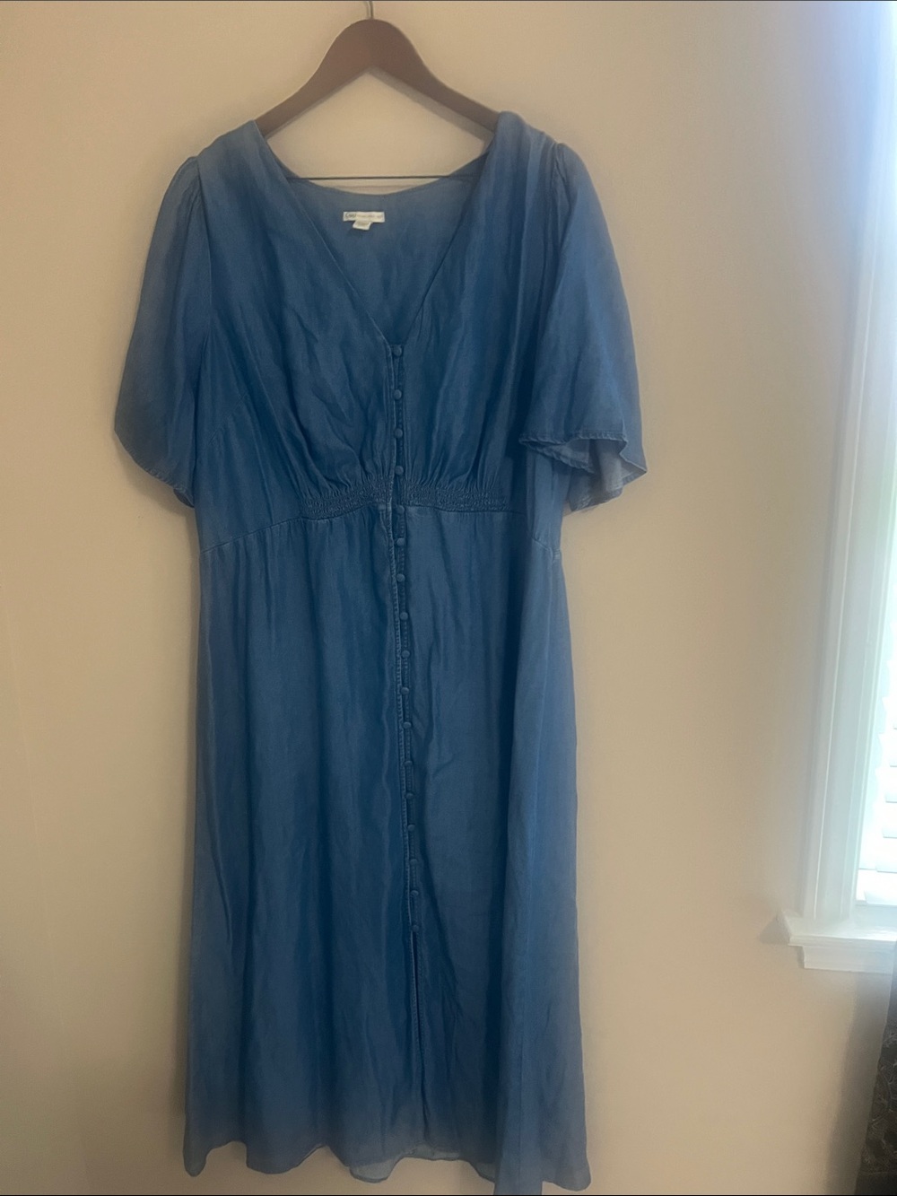 Soft denim dress